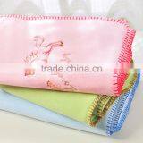 100D 144F Microfiber Super Soft Feeling Double Sides Anti Pilling Baby Fleece Blanket thumbnail-3