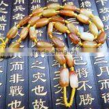 Jewels Jade Hetian Jade Necklace Hetian Jade Seed Makings Red-skinned Handmade Seed Makings Necklace Sings of Original Rock