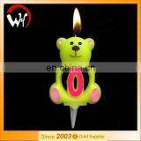 Baby Bear Cute Creative Number Candle