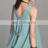 T-WV002 Summer Loose Chiffon Sleeveless Women Vests thumbnail-3