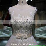 1A1018 Back Open See Through Embroidered Sash Prom Dress Evening Dress thumbnail-4