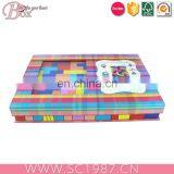 Square Cardboard Kids Puzzle Toy Box With PVC Window thumbnail-3