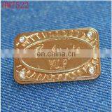 Zinc Alloy Zamak Garment Jean Metal Logo