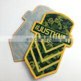 Custom Garment Patch Label Iron on Backing Woven Patch for Clothing