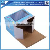 Full color printed custom corrugated carton box