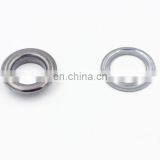 Wholesale Bag Cloth Shoe Accessories Silver Round Brass Metal Eyelet thumbnail-1