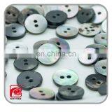 Fancy High Quality Factory Shinny Real Grey Black Shell Button For Shirt, Dresses thumbnail-2