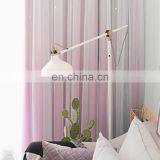 Good Quality New Design Fashion Luxury Pink Color Decorativas Blackout Ombre Curtain Fabric for Bedroom and Living Room thumbnail-6