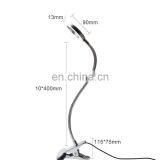 Shenzhen Supplier Wholesale OEM Metal Usb Port Nail LED Clip Light Table Clamp Lamp thumbnail-7