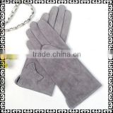 2016 Suede Ladies Thin Sexy Leather Gloves Made in China