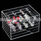 5 Grid Acrylic Nail Show Shelf Nail Tips Decoration Display Stand Rack Dust-proof Nail Art Tip Showing Shelf Storage Holder thumbnail-4