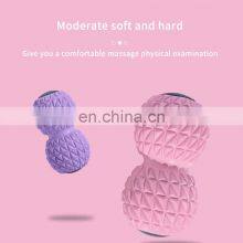Wholesale High Quality PVC Peanut Shape Soft Thorn Fascia Ball Fitness Yoga Massage Peanut Massage Ball thumbnail-4