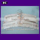 LY-17 Lovely Padded Silk Hanger With Silk Ribbon thumbnail-1