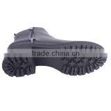 Hot Selling Woman Wholesale Best Price Two Zippers Mid Heel Anti Slip Ankle Boots thumbnail-6