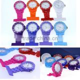 2016 Hot sale cheap Plastic watch silicone watches nurse watch silicone watch