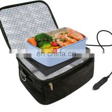 Min Portable 12V Heating  Lunch Bag Portable Food Box for Meals Reheating Thermal Bag With DC Adapter