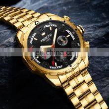 NIBOSI New Brand Quartz Watch Men Sport Watches Men Steel Band Military Clock Waterproof Gold Wrist Mens Watch Relogio Masculino thumbnail-5