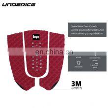 Red New Design Custom Logo Professional Surfboard Traction Deck Pad Foot Pad thumbnail-4