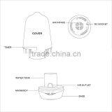 Lights Timer Mini Tabletop / Portable Ultransmit Aroma Diffuser thumbnail-3