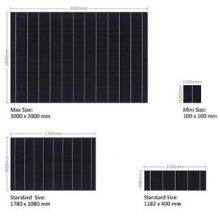 100% Customizable Amorphous Silicon Photovoltaic Glass BIPV Solar Panels thumbnail-2