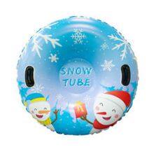 Customized PVC Ski Circle Inflatable Pulling Snow Tube Sled Winter Thickened Cold Ski Boat