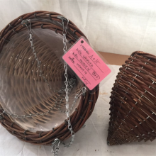 China Supplies High Quality Reddish Brown Handmade Willow Basket Household Use