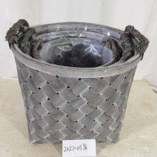 Garden Basket For Poplar natural Basket Decorative Natural Material