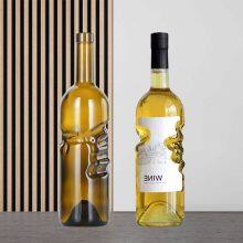 750ml 75cl Exquisite Design God Hand Shape Glass Bottle Gold Supplier SinoBottles Packaging thumbnail-4