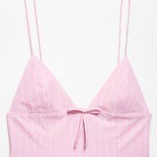 2025 Spring/Summer New European and American Style Women's Fashion Sexy Hot Girl Bow Decoration Dress thumbnail-2