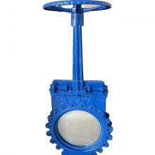 Best Selling CLASS 150 Cast Steel Knife Gate Valve JIS 5K 10K Pneumatic PN16 EPDM Seat Knife Gate Valve Slurry Valve thumbnail-1