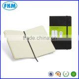 Black Bound Leather Notebook thumbnail-2