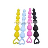 Silicone Anal beads butt beads plug sex toys for couple