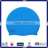 Waterproof High Quality Silicone Blue Swim Cap thumbnail-4
