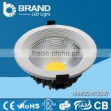 Die Cast Aluminum 9w Round Cob Led Downlight Led Recessed Down Light Dimmable Led Downlight CE/ROSH thumbnail-2