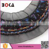 BOKA Vintage Plastic Beads Embroidery Necktrim Applique thumbnail-2