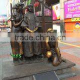Bronze Street Statues of Western and Eastern Ladies thumbnail-1