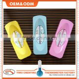 household baby bath plastic thermometer color option and red kerosene filled cheap price accurate temperature