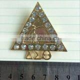 Wholesale Vnistar Silver and Gold Delta Mental Brooch With Stones Divine Jewelry Lapel 2016 Cheap thumbnail-2