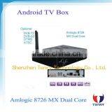 Android TV Box With DVB-S2 DVB-T2 DTMB ATSC Optional thumbnail-1