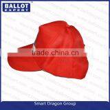 Red Promotional 6 Panel Hat for Voting thumbnail-2