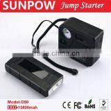 SUNPOW 13,600mAh Super Power Bank Portable 12V Gasoline and Diesel Li-polymer Car Jump Starter Booster thumbnail-6