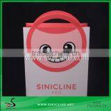 Sinicline Factory Design Cute Paper Kids Bag With Facial Expressions Printed thumbnail-3