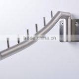 180 Degree Rotated Bathroom Stainless Steel Wire Hanging Hanger Hook Hanger 6 Hooks