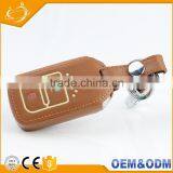 Cheap With Key Ring Carabiner Hook PU 2 Bottons Car Smart Key Holder For Honda thumbnail-3