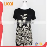 Low Price Superior Quality Nice flower pattern printing loose fit Blouses & tops
