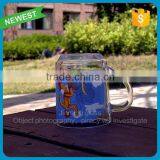 Famous Mcdonald's Glass Juice Cups Gift Box Advertising Glass Juice Mug Kids Favor Drinking Juice Cup Glass Mug Box thumbnail-5