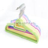 wholesale plastic slim clothes hanger non flocked