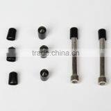 Red Steel Pipe End Caps thumbnail-2