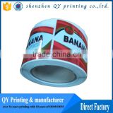 full color printing paper roll sticker.glossy laminated paper labels