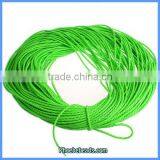 Wholesale 5mm Fluorescent Spring Green Fashion Leather Cords For Jewelry 100 Metres/ Bundle PULC-F501 thumbnail-1
